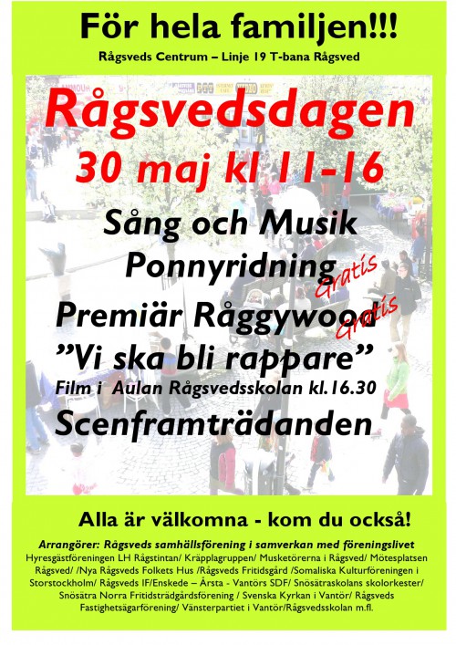 Rågsvedsdagen 30 maj 2015